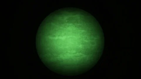 Nightvision scope view of bullet hitting target 1 Video stock 76940188