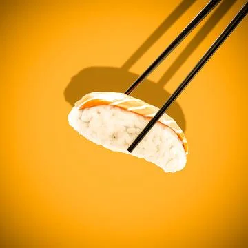 Nigiri Sushi with salmon Stock Illustration