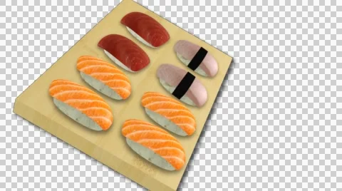 Nigiris 8pack Stock Footage 55318578