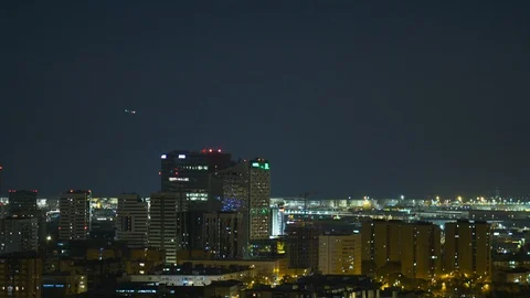 Nigth BCN Stock Footage 121070109