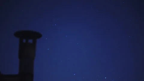 Nigth sky time lapse 動画素材 129242660