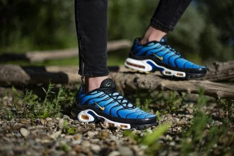 Nike Air Max TN Hyperblue Stock Photos