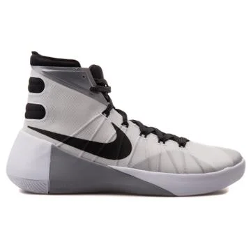 Nike Hyperdunk 2015 white, grey and black sneaker Stock Photos