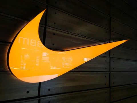 Nike logo. Stock Photos