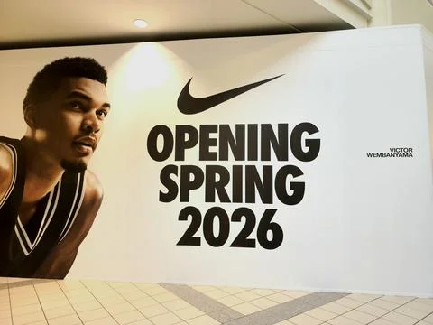 Nike New Store Location Stock Photos