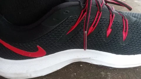 Nike shoes Stock Footage 233758380