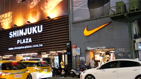 Nike store at Ximending Stock Video Pond5