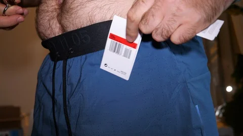 Nike Tech Pack Men's Running Shorts time lapse fast motion Stock Footage 111536249