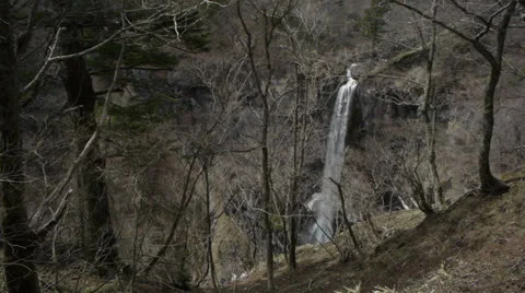 Nikko Waterfall 3 Stock Footage 25602733