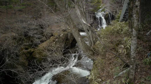 Nikko Waterfall 4 Stock Footage 25602757
