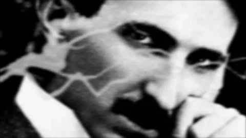 Nikola Tesla animation Stock Footage 131047686