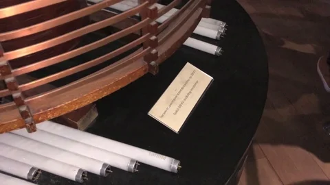 Nikola Tesla's oscillating transformer Stock Footage 97208555