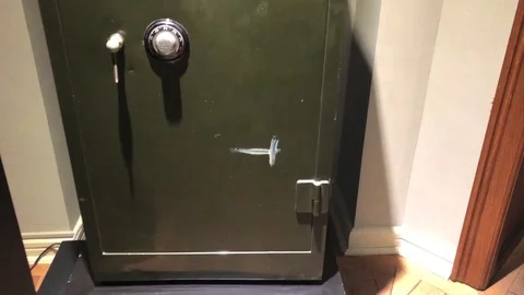 Nikola Tesla's safe Stock Footage 97208804