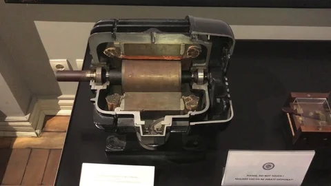 Nikola Tesla's transformers Stock Footage 97208597