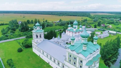 Nikolo Vyazhisci Convent Stock Footage 78595047
