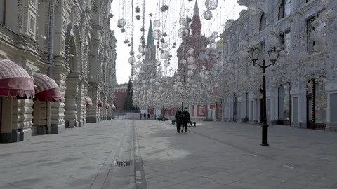 Nikolskaya str 3 Stock Footage 128190791
