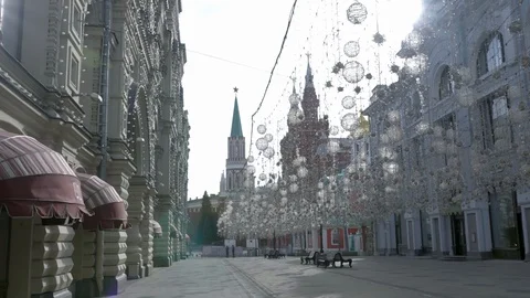 Nikolskaya str 4 Stock Footage 128190829