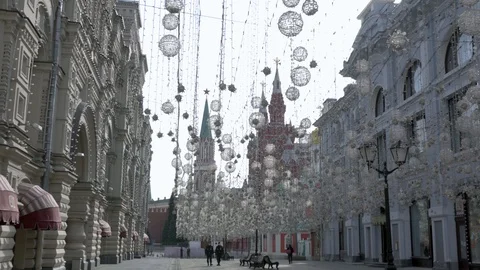 Nikolskaya str2 Stock Footage 128190867