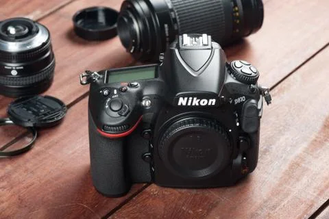 Nikon DSLR Camera Stock Photos