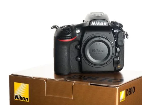 Nikon DSLR Camera Stock Photos