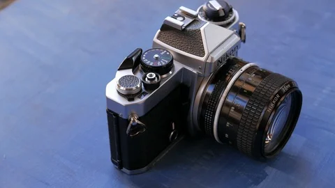 Nikon FE Stock Footage 124859820