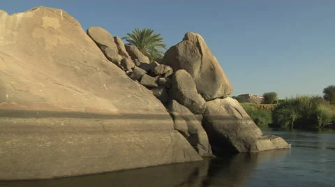Nile River in Egypt Stock Footage 54569264