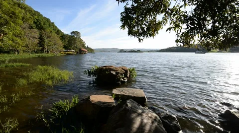 Nile river, Jinja, Uganda, Africa. Video stock 59796486