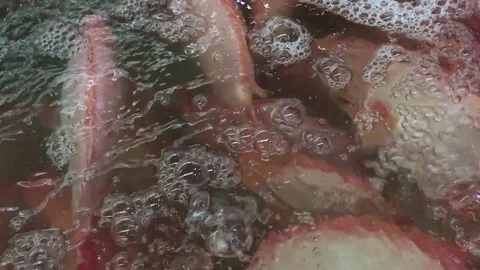 Nile tilapia in fish tank from the surface Stock Footage 75543096
