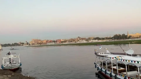 The Nile in Upper Egypt Stock Footage 302400277