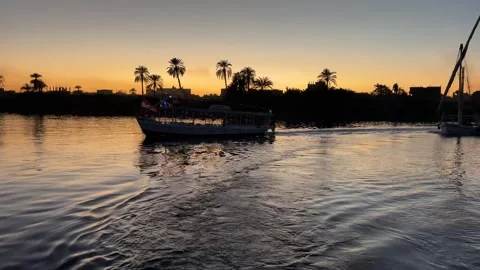 The Nile in Upper Egypt Stock Footage 302400510