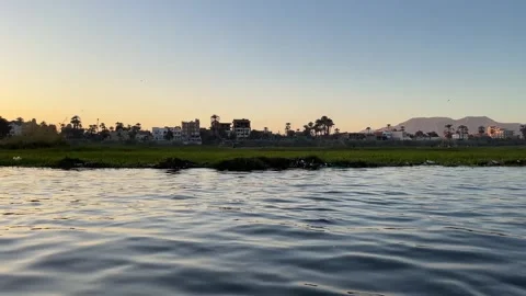 The Nile in Upper Egypt Stock Footage 302400644
