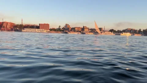 The Nile in Upper Egypt Stock Footage 302400660