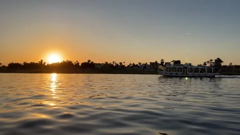 The Nile in Upper Egypt Stock Footage 302400835