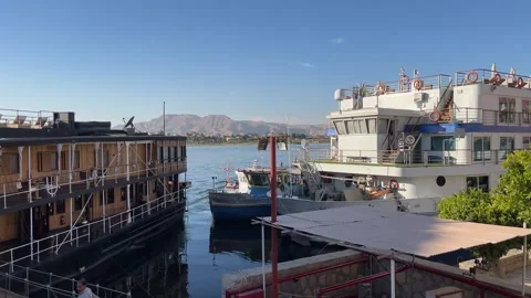 The Nile in Upper Egypt Stock Footage 302400836