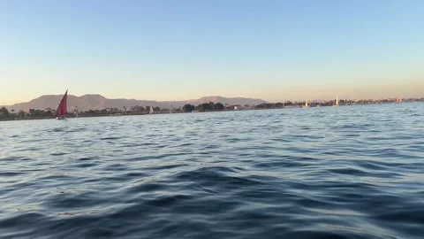 The Nile in Upper Egypt Stock Footage 302400844