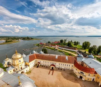 Nilov Monastery. Stock Photos