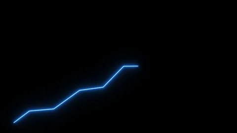 Nimated Financial Growth Graph. Graph Depicting Financial Growth, Stock Mar.. Stock Footage 307551268