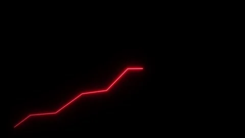 Nimated Financial Growth Graph. Graph Depicting Financial Growth, Stock Mar.. Stock Footage 307551280