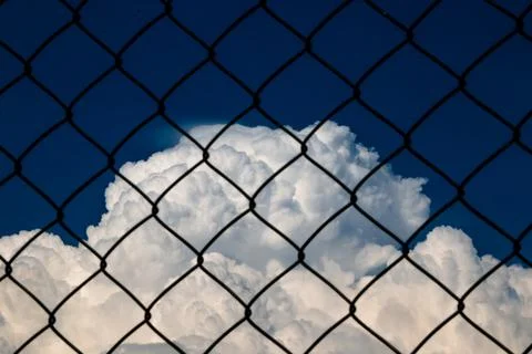 Nimbus cloud background Stock Photos