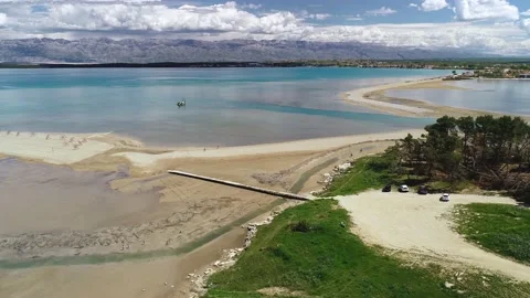 Nin, Croatia. Queen's beach Stock Footage 130423093