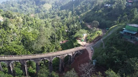 Nine Arch Bridge 4 Video stock 326217000