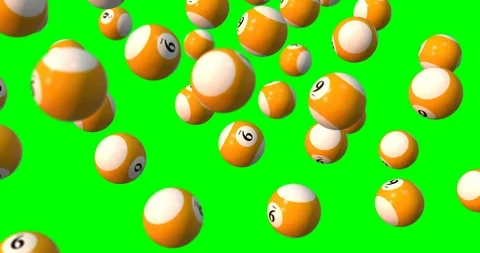 Nine billiard ball Stock Footage 104573052