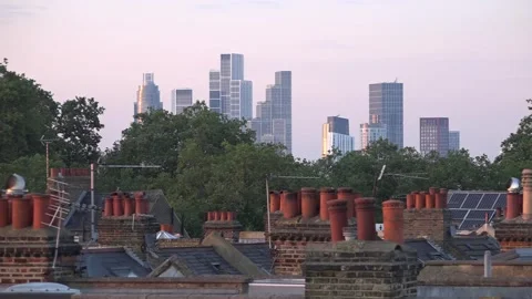 Nine Elms development Video stock 280677736