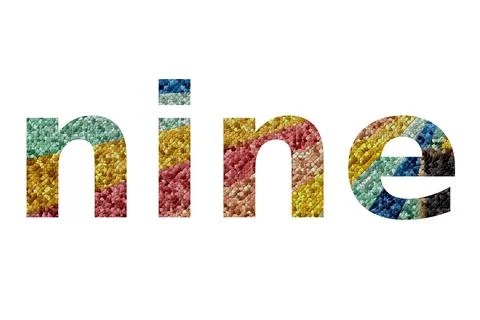 Nine Stock Illustration