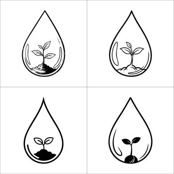 Nine square grid featuring black silhouette icons of makeup brushes lipstick and Stock Illustration