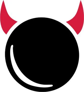 Ninepins Devil horns Stock Illustration