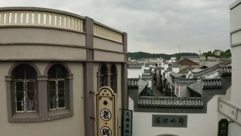 Ningxiang Daolin Ancient Town Video stock 169062226