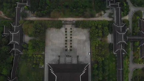 Ninh Binh. Statue. Tower. Stairs. Temple. Stock Footage 138884371