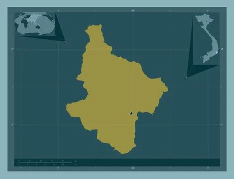 Ninh Thuan, Vietnam. Solid color shape Stock Illustration