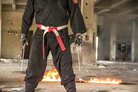 Ninja In Action 写真素材